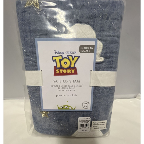 Pottery Barn Other - Disney and Pixar Toy Story Quilted European Square Sham Pottery Barn Kids NWT
